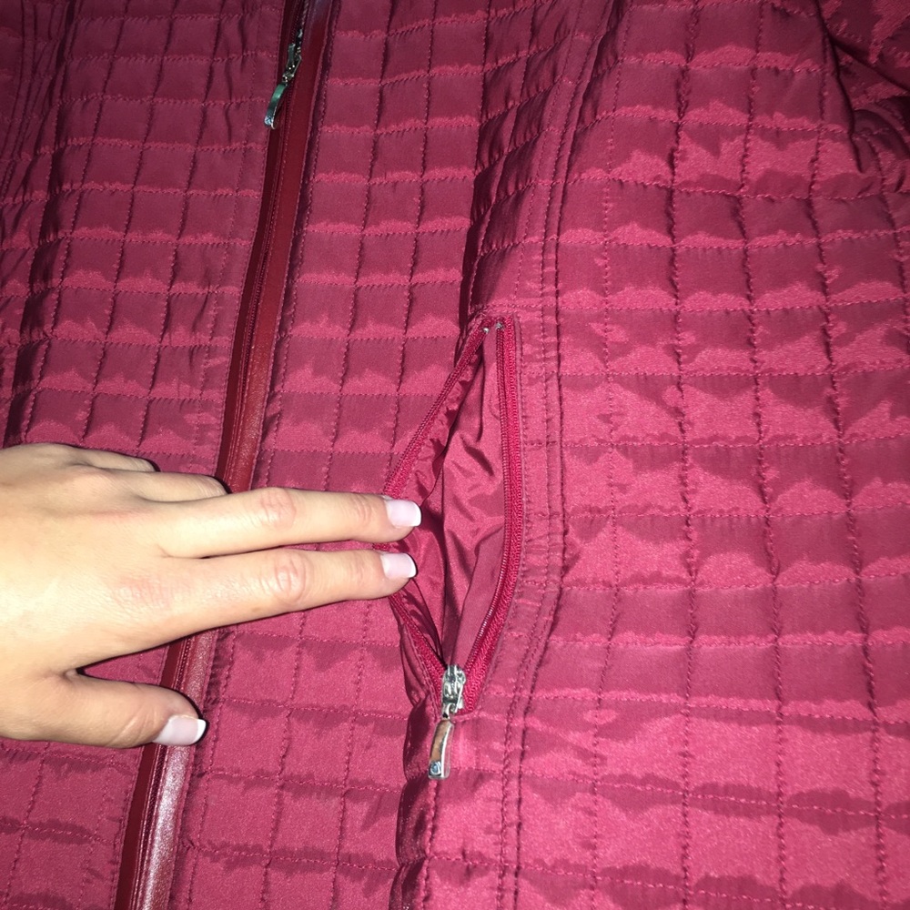 Liz Claiborne Red Quilted Jacket XL - Picture 3 of 7
